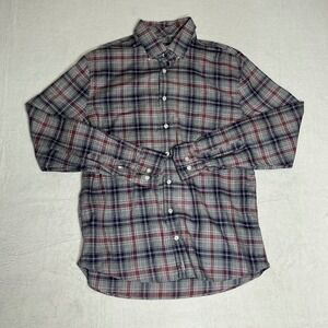 johnnie-O Hangin Out Plaid Button Down Shirt Men's Size L Long Sleeve Cotton